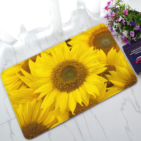 ABPHQTO Sunflowers Doormat Entrance Rug Area Rug Floor Mat Home Decor 30x18 Inch
