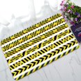thumbnail image 1 of ABPHQTO Tape Caution Danger Yellow Police Line Warning Tape Danger Tape Caution Tape Doormat Entrance Rug Area Rug Floor Mat Home Decor 30x18 Inch, 1 of 1