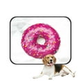 thumbnail image 1 of ABPHQTO Tasty Purple Donut Pet Dog Cat Bed Pee Pads Mat Cushion Potty Dogsblankets Crate Bed Kennel 25x30 inch, 1 of 4