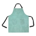 thumbnail image 1 of ABPHQTO Teal Aqua Blue Paper Colorful Texture Apron Home Kitchen Apron with Pockets, 1 of 1