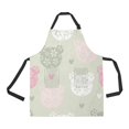 thumbnail image 1 of ABPHQTO Teddy Bear Apron Home Kitchen Apron with Pockets, 1 of 1