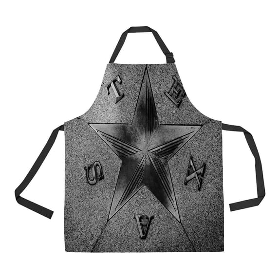ABPHQTO Texas Star Apron Home Kitchen Apron with Pockets