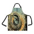 thumbnail image 1 of ABPHQTO The Ancient Astronomical Clock In Prague Apron Home Kitchen Apron with Pockets, 1 of 1