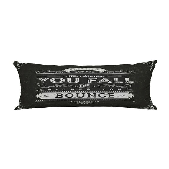 ABPHQTO The Harder You Fall The Higher You Bounce Body Pillow Covers Pillow Case Protector Pillowcase 20x60 Inch