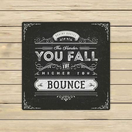 ABPHQTO The Harder You Fall The Higher You Bounce Towels,Beach Bath Pool Sprot Travel Hand Spa Towel 13x13 Inch