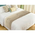 thumbnail image 1 of ABPHQTO The Island With Palm Trees In The Sea Bed Runner Bedding Scarf Bed Decoration 20x95 inch, 1 of 1