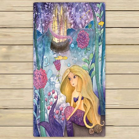 ABPHQTO The Sea Life Towels,Beach Bath Pool Sprot Travel Hand Spa Towel 30x56 Inch