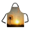 thumbnail image 1 of ABPHQTO The Setting Sun Apron Home Kitchen Apron with Pockets, 1 of 2