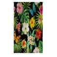 thumbnail image 1 of ABPHQTO Tropical Flowers Leaves Butterflies Japanese Noren Curtain Doorway Door Window Treatment Curtains Cotton Linen Curtain 85x150 cm, 1 of 12