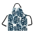 thumbnail image 1 of ABPHQTO Tropical Leaf Apron Home Kitchen Apron with Pockets, 1 of 2