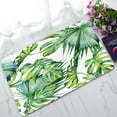 thumbnail image 1 of ABPHQTO Tropical Leaves Dense Jungle Hand Painted Banner Doormat Entrance Rug Area Rug Floor Mat Home Decor 30x18 Inch, 1 of 1