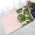 thumbnail image 1 of ABPHQTO Tropical Leaves Monstera On Pink Background Doormat Entrance Rug Area Rug Floor Mat Home Decor 30x18 Inch, 1 of 1
