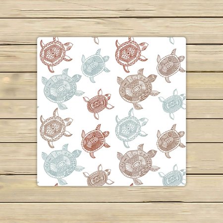 ABPHQTO Turtles Towels Beach Bath Pool Sprot Travel Hand Spa Towel 13x13 Inch