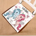 thumbnail image 1 of ABPHQTO Two Cute Unicorns On A Hearts Chair Pad Seat Cushion Chair Cushion Floor Cushion Two Sides Printing 20x20 Inch, 1 of 1