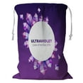 thumbnail image 1 of ABPHQTO Ultraviolet Amethyst Gemstones Ultra Violet Gems Storage Basket Laundry Bag with Drawstring 24x32 Inch, 1 of 3