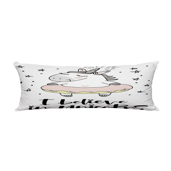 ABPHQTO Unicorn Body Pillow Covers Pillow Case Protector Pillowcase 20x60 Inch