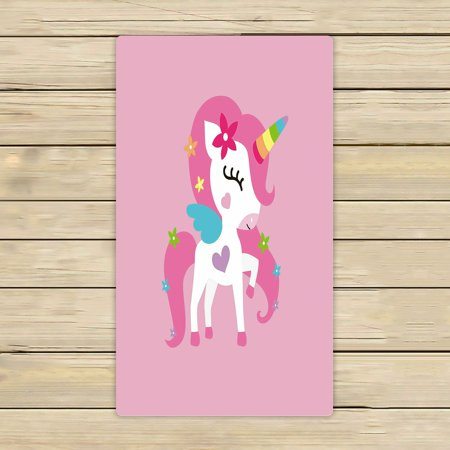 ABPHQTO Unicorn Pony Pink Girl Towels Beach Bath Pool Sprot Travel Hand Spa Towel 16x28 Inch