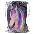 thumbnail image 1 of ABPHQTO Unicorn Storage Basket Laundry Bag with Drawstring 24x32 Inch, 1 of 3