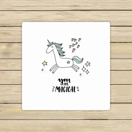 ABPHQTO Unicorn Towels,Beach Bath Pool Sprot Travel Hand Spa Towel 13x13 Inch