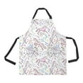 thumbnail image 1 of ABPHQTO Unicorns Apron Home Kitchen Apron with Pockets, 1 of 2