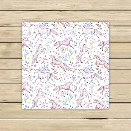 ABPHQTO Unicorns Towels Beach Bath Pool Sprot Travel Hand Spa Towel 13x13 Inch