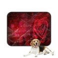 thumbnail image 1 of ABPHQTO Valentine Invitation Hearts Red Roses Pet Dog Cat Bed Pee Pads Mat Cushion Potty Dogsblankets Crate Bed Kennel 14x18 inch, 1 of 4