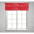 thumbnail image 1 of ABPHQTO Valentine'S Day Pattern Window Curtain Valance Rod Pocket 54x18 inch Inch, 1 of 1