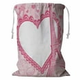 thumbnail image 1 of ABPHQTO Valentine'S Day Storage Basket Laundry Bag with Drawstring 24x32 Inch, 1 of 3