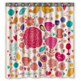 thumbnail image 1 of ABPHQTO Valentine Waterproof Polyester Shower Curtain and Hooks For Home Decor 66x72 Inch, 1 of 1