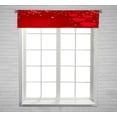 thumbnail image 1 of ABPHQTO Valentines Window Curtain Valance Rod Pocke 54x12 Inch, 1 of 1
