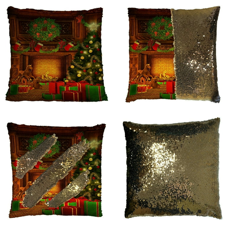 Horse sequin pillow online