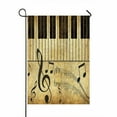 thumbnail image 1 of ABPHQTO Vintage Music Piano Home Outdoor Garden Flag House Banner Size 28x40 Inch, 1 of 1