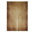 thumbnail image 1 of ABPHQTO Vintage Tan Brown Parchment Paper Japanese Noren Curtain Doorway Door Window Treatment Curtains Cotton Linen Curtain 85x120 cm, 1 of 1
