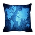 thumbnail image 1 of ABPHQTO Vintage World Map Pillow Case Pillow Cover Pillow Protector Two Sides For Couch Bed 16x16 Inch, 1 of 1