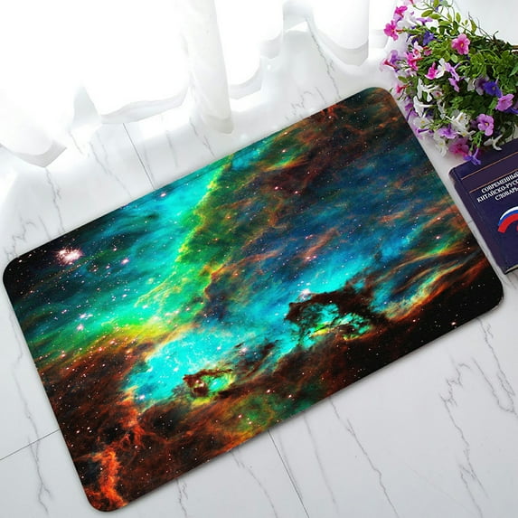 ABPHQTO Vivid Universe Nasa Doormat Entrance Rug Area Rug Floor Mat Home Decor 23.5x16.7 Inch