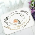 thumbnail image 1 of ABPHQTO Watercolor Branches Bird Robin Doormat Entrance Rug Area Rug Floor Mat Home Decor 23.5x16.7 Inch, 1 of 1