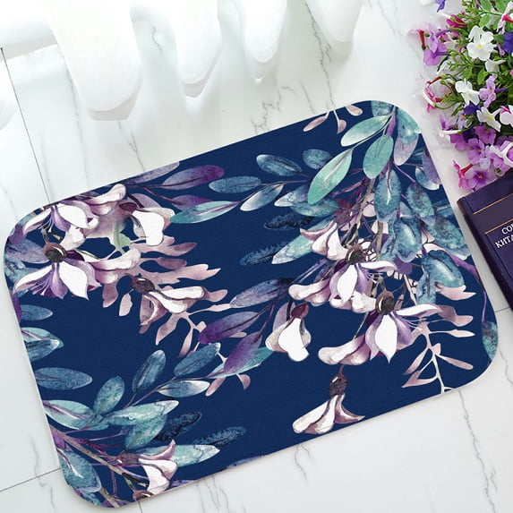 ABPHQTO Watercolor Robinias Doormat Entrance Rug Area Rug Floor Mat Home Decor 23.5x16.7 Inch