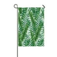 thumbnail image 1 of ABPHQTO Watercolor Tropical Palm Leaves Home Outdoor Garden Flag House Banner Size 12x18 Inch, 1 of 1