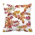 thumbnail image 1 of ABPHQTO Watercolor White Autumn Leaves Pillow Case Pillow Cover Pillow Protector Two Sides For Couch Bed 20x20 Inch, 1 of 1