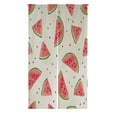 thumbnail image 1 of ABPHQTO Watermelon Slices Japanese Noren Curtain Doorway Door Window Treatment Curtains Cotton Linen Curtain 105x120 cm, 1 of 1