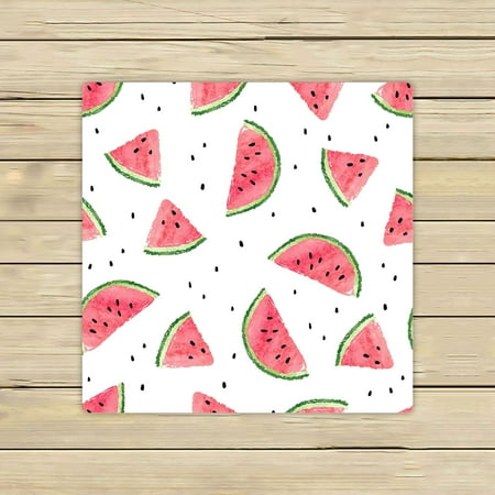 ABPHQTO Watermelon Slices Towels,Beach Bath Pool Sprot Travel Hand Spa Towel 13x13 Inch