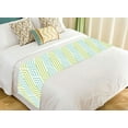 thumbnail image 1 of ABPHQTO Wave Stripe Bed Runner Bedding Scarf Bed Decoration 20x95 inch, 1 of 1