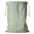 thumbnail image 1 of ABPHQTO Wave Stripe Storage Basket Laundry Bag with Drawstring 24x32 Inch, 1 of 3