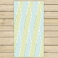 thumbnail image 1 of ABPHQTO Wave Stripe Towels Beach Bath Pool Sprot Travel Hand Spa Towel 30x56 Inch, 1 of 1