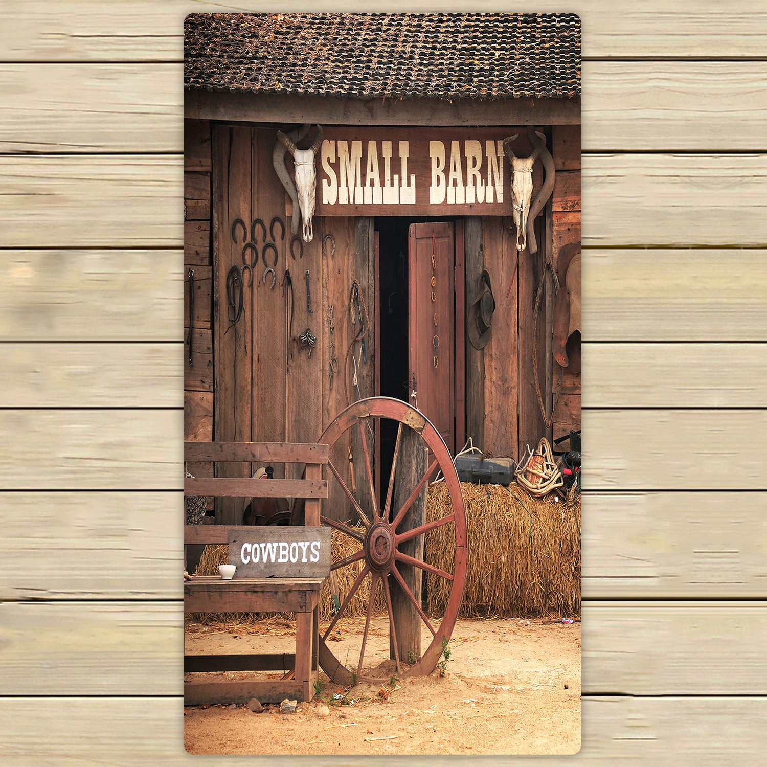 ABPHQTO Western Style Cowboy Home Towels,Beach Bath Pool Sprot Travel