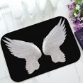 thumbnail image 1 of ABPHQTO White Angel Wing Doormat Entrance Rug Area Rug Floor Mat Home Decor 23.5x16.7 Inch, 1 of 1