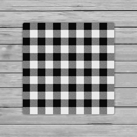 ABPHQTO White Buffalo Plaid Towels Beach Bath Pool Sprot Travel Hand Spa Towel 13x13 Inch