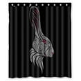 thumbnail image 1 of ABPHQTO White Rabbit Waterproof Polyester Shower Curtain and Hooks For Home Decor 60x72 Inch, 1 of 1