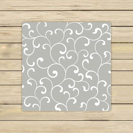 ABPHQTO White Swirls Towels Beach Bath Pool Sprot Travel Hand Spa Towel 13x13 Inch