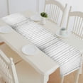 thumbnail image 1 of ABPHQTO White Wooden Room Table Runner Placemat Tablecloth For Home Decor 14x72 Inch, 1 of 1